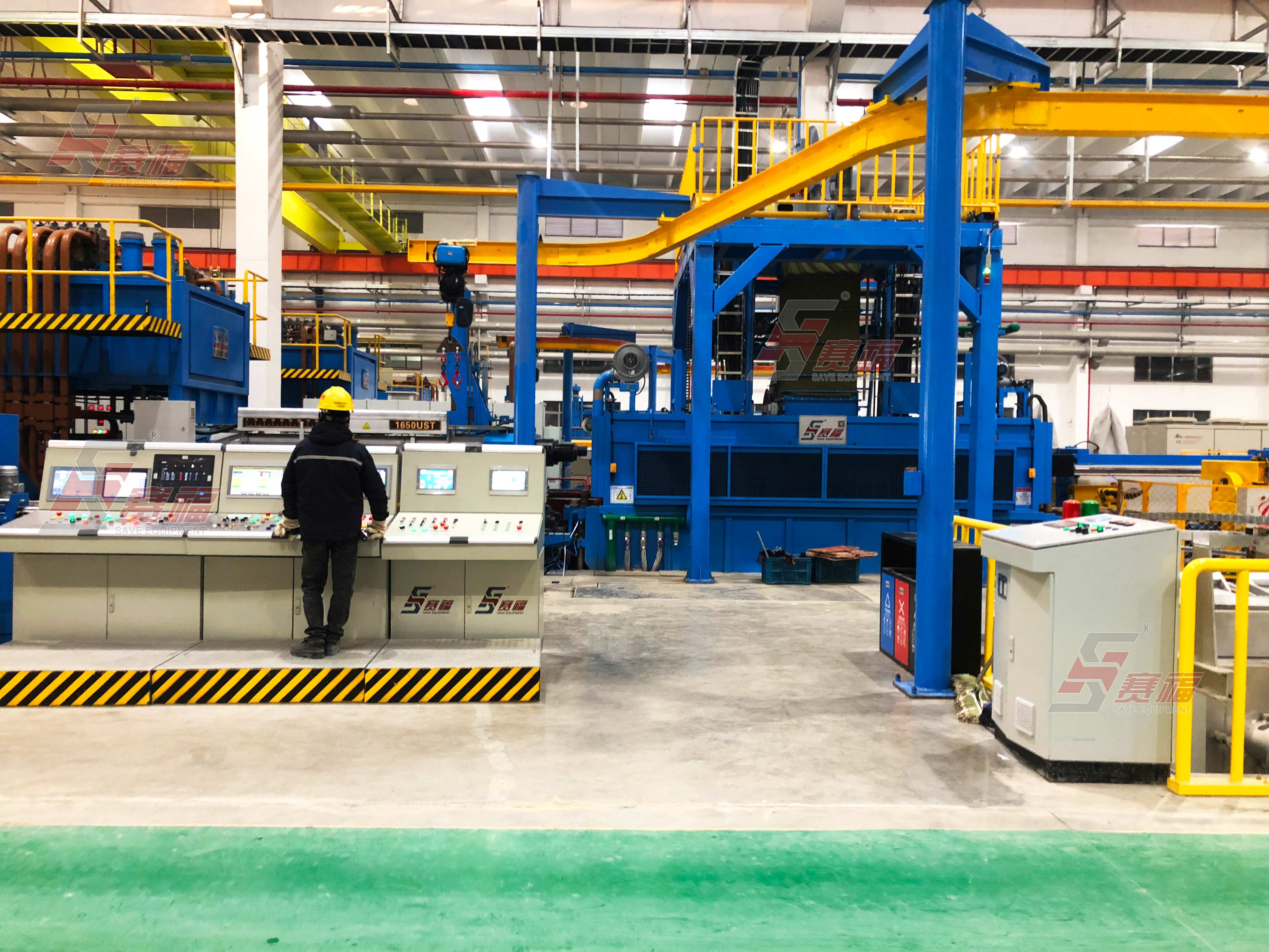 广东豪美HM3600在线淬火装置于二月十二日正式投入使用