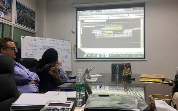 北京科技大学杨海波教授到我司指导工作。