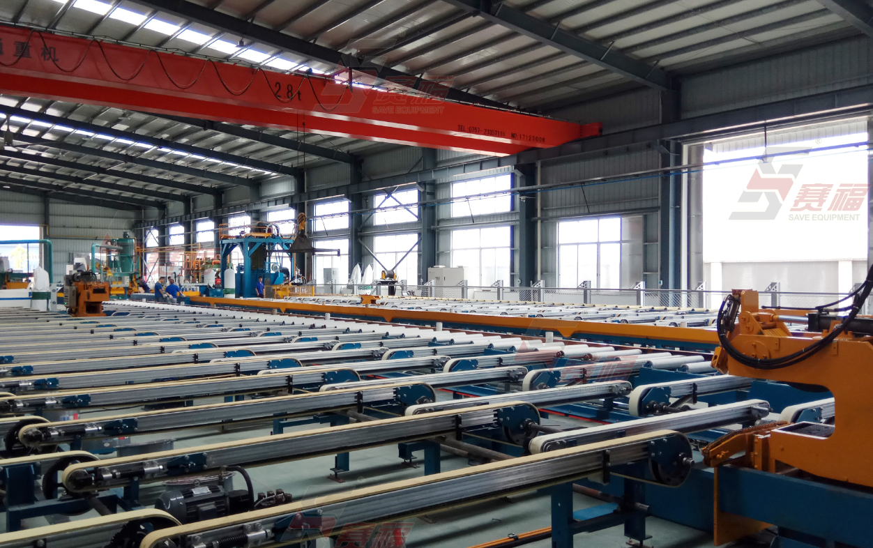 In celebration of the installation of handling system for 1450-ton extrusion line to Guangdong Coyo precision machinery