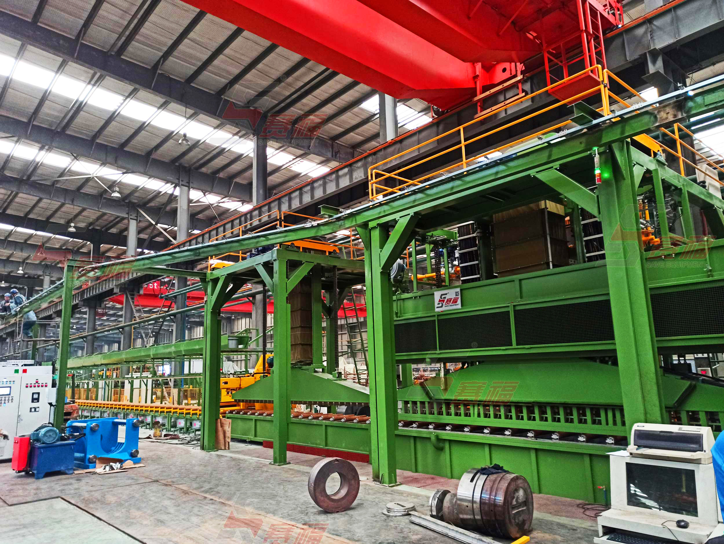Since GuangHan Sanxing Aluminium Company used our 3600-ton quench equipment on production.