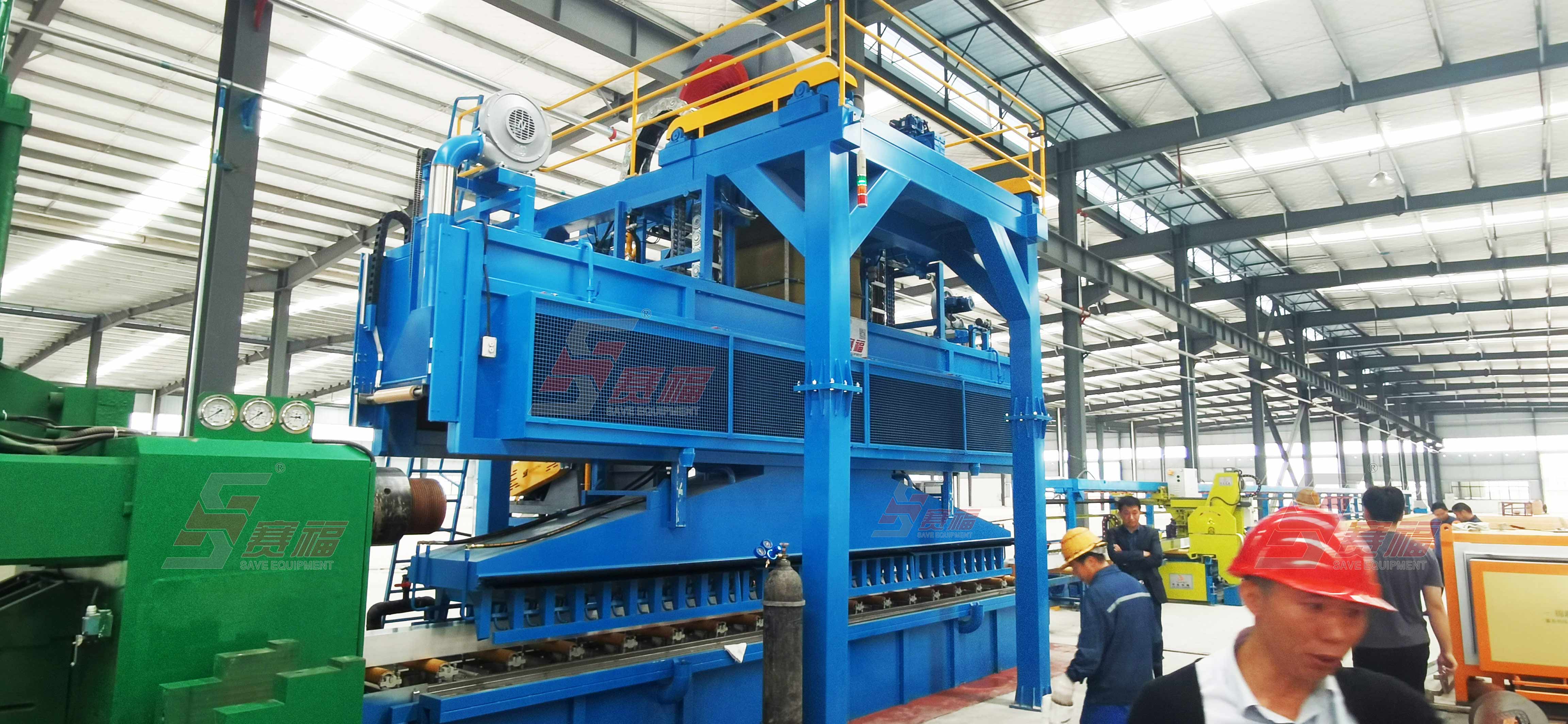 广东科优精密机械制造有限公司2000吨在线淬火设备投入生产。