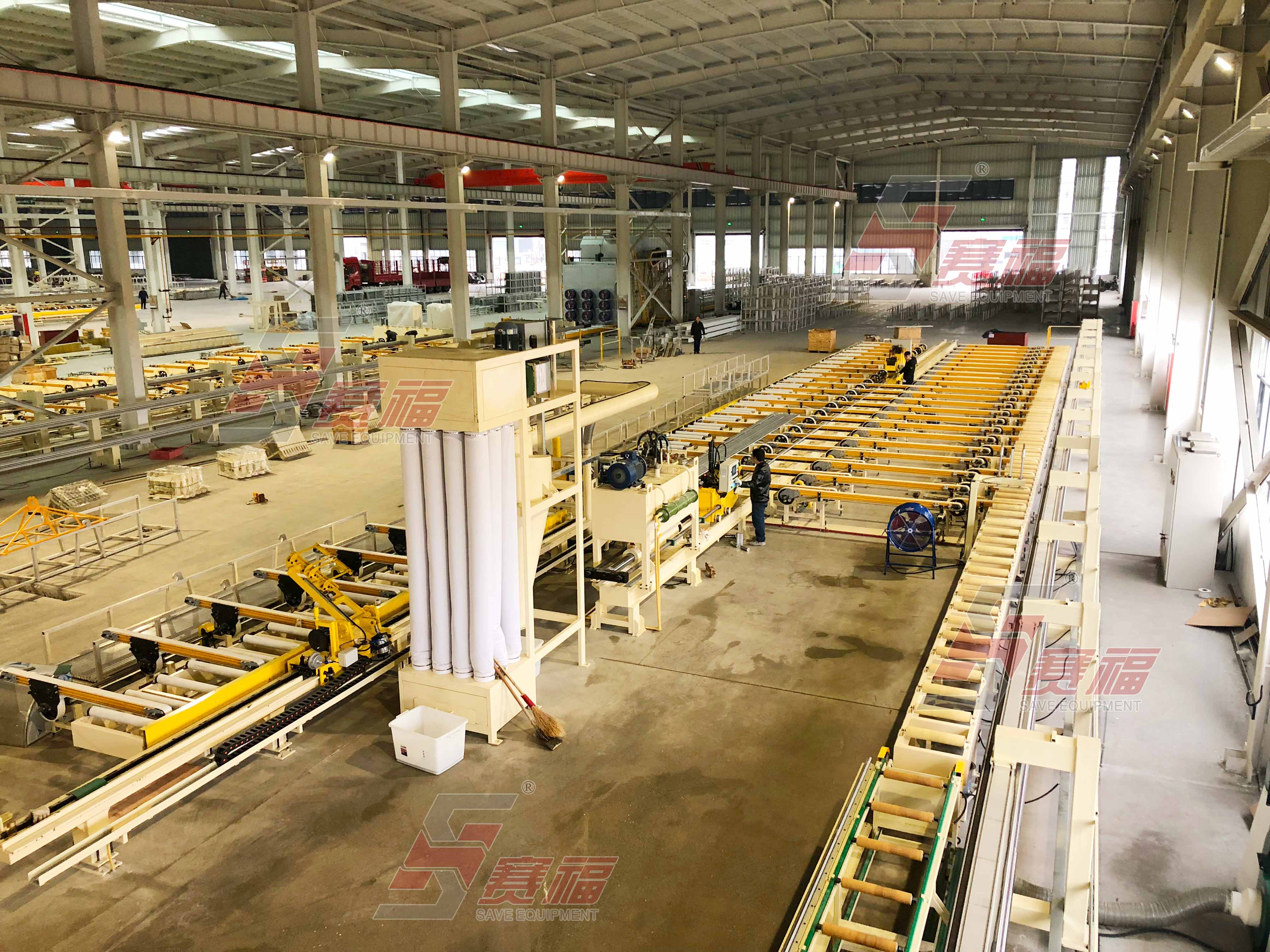 GuangHan Sanxing Aluminium Company finished installation and start to produce successfully.