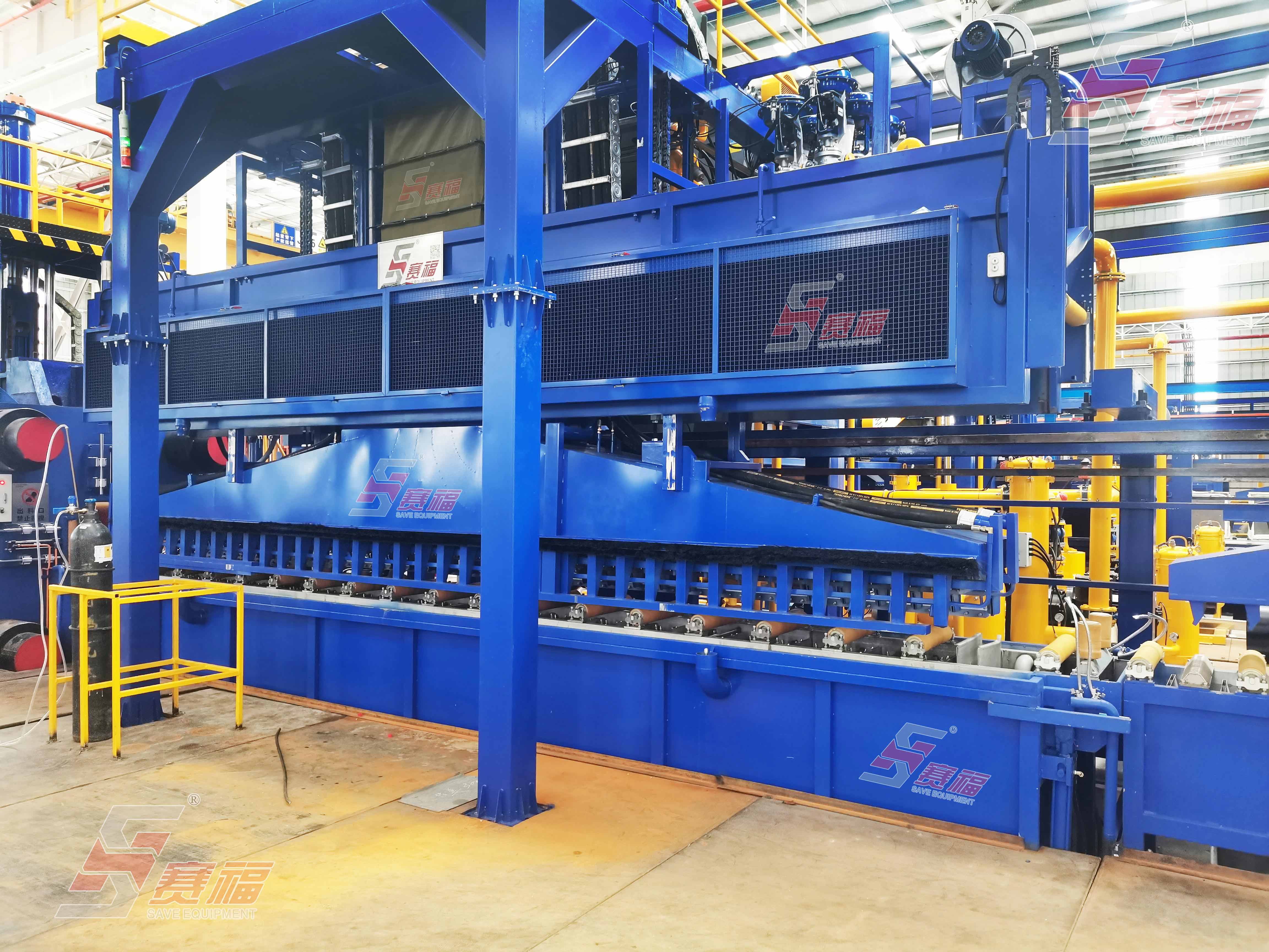 Celebrate the quenching equipment HM1650 of Guangdong Haomei finished assembly and starting to produce successfully .