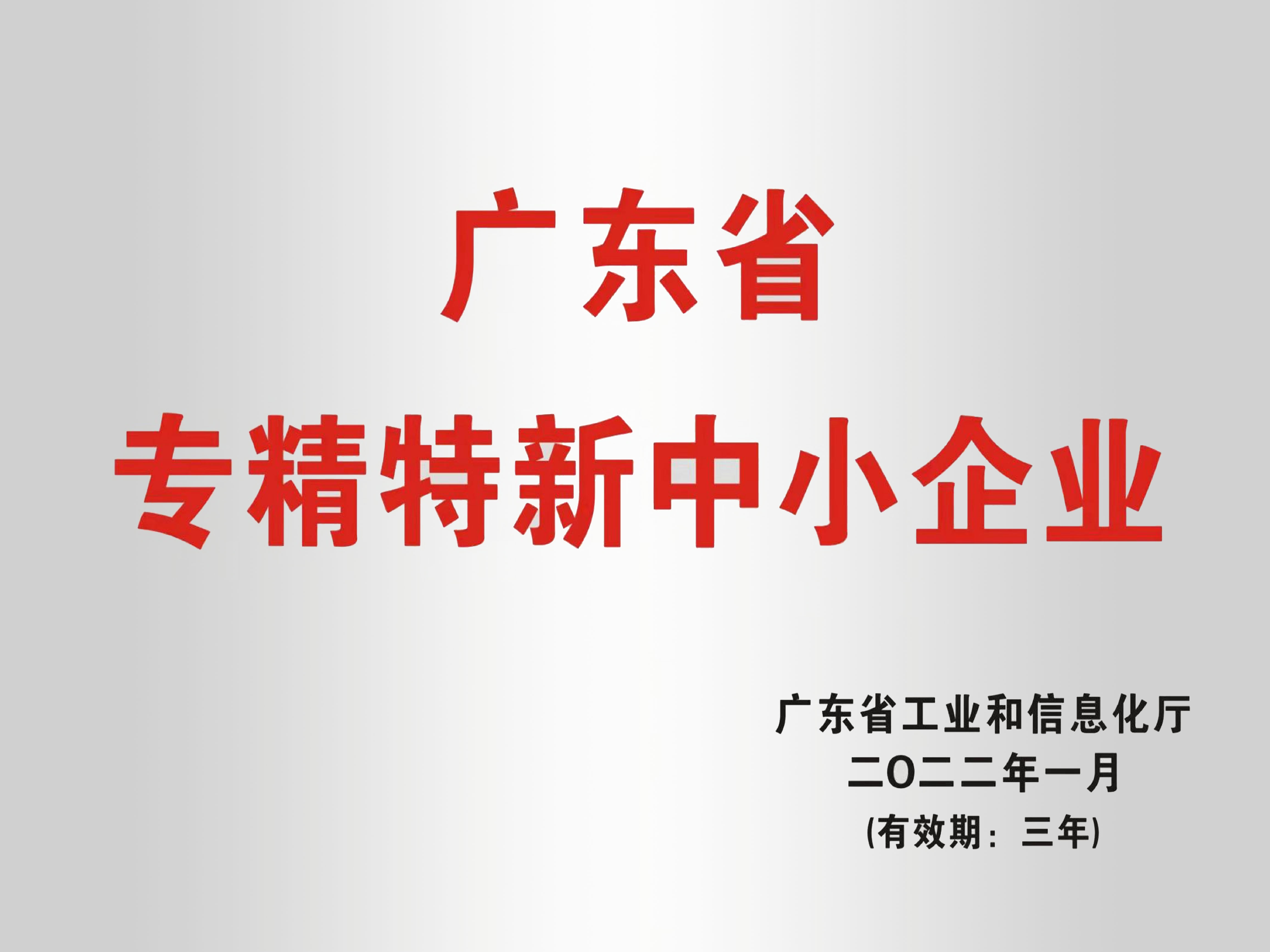 广东省专精特新中小企业